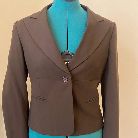 BCBG MaxAzria Chocolate Brown Blazer - Picture 1 of 4